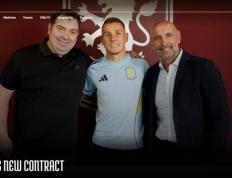 官方：阿斯顿维拉与32岁左后卫迪涅续约至2028年(guan fang a si dun wei la yu sui zuo hou wei di nie xu yue zhi nian)