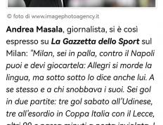 意甲知名媒体人：米兰应保持冷静，只有战胜那不勒斯才能回应那些质疑阿莱格里的人(yi jia zhi ming mei ti ren mi lan ying bao chi leng jing zhi you zhan sheng na bu le si cai neng hui ying nei xie zhi yi a lai ge li de ren)