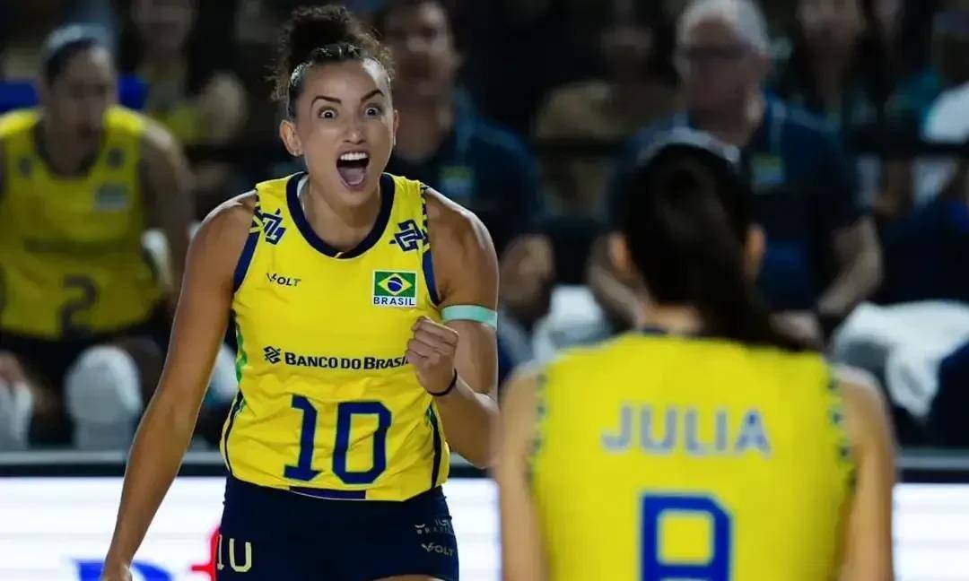 2-0到3-2！巴西女排逆转法国队，这场对决给中国女排带来“利好”